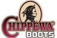 Clickable Chippewa Boots Logo, which takes you to the shoes page.